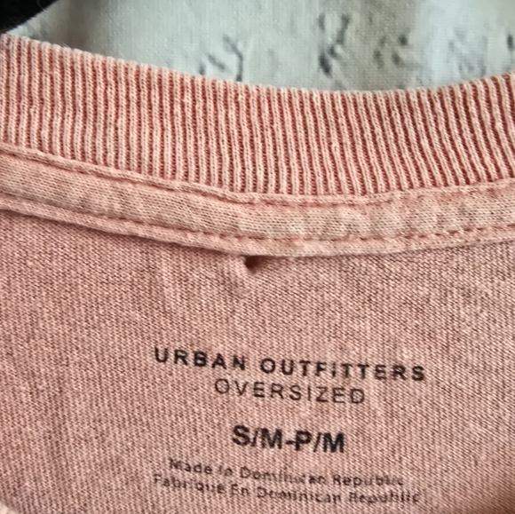 Urban Outfitters Stay Fresh Pink Long Sleeve Oversized Tee Small - Picture 4 of 13